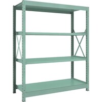 トラスコ中山 TRUSCO R3型中量棚 1500X600XH1800 4段 単体 R36564 1台