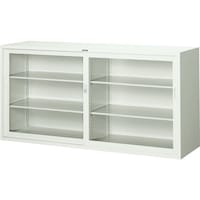 トラスコ中山 TRUSCO スタンダード書庫(D515) ガラス引違 1760XH880 N306GW 1台