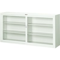 トラスコ中山 TRUSCO スタンダード書庫(D400) ガラス引違 1760XH880 N306G 1台