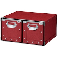 ナカバヤシ ナカバヤシ CDケース2列 レッド FBDNC201R 1台