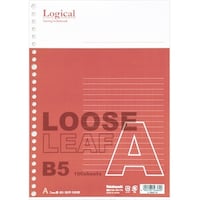 ナカバヤシ ナカバヤシ スイングロジカルルーズリーフB5A罫100枚 LLB501A 1冊