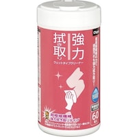 ナカバヤシ ナカバヤシ ウェットクリーナー/強力/ボトル/60枚