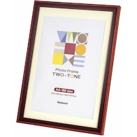 ナカバヤシ ナカバヤシ ツートン フォトフレーム A4・B5 レッド FTMS411R 1枚