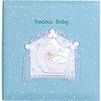 ナカバヤシ ナカバヤシ フエルアルバム誕生用 プレシャスベビー ブルー LB605B 1冊