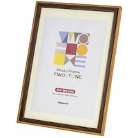 ナカバヤシ ナカバヤシ ツートン フォトフレーム A4・B5 ブラウン