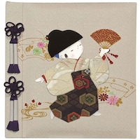 ナカバヤシ ナカバヤシ フエルアルバム誕生用100年台紙 京人形 男の子 HLB1212 1冊