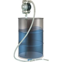 アクアシステム アクアシステム 吐出専用 エアダイヤフラムペールポンプ 溶剤・薬品 DF4P15AS 1台