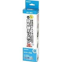 ナカバヤシ ナカバヤシ FAX詰め替えリボン/シャープ/A4/36M