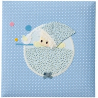 ナカバヤシ ナカバヤシ フエルアルバム 誕生用 L プラコート台紙 メリー ブルー ALBP3501B 1冊