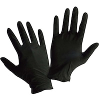 江部松商事 EBM ニトリル手袋 ブラック N460 パウダーフリー(100枚入)S