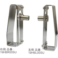 岩崎製作所 IWA 消防/散水ホース用 ステンレス製 固定ホルダー(ホースブラケット) 左側 19HB00SUL 1個