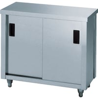 東製作所 アズマ ステンレス保管庫(片面引違戸) 鍵無し 600×450×800 AC600K 1台