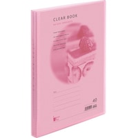 ナカバヤシ ナカバヤシ クリアブック/ウォーターカラーA4判40Pピンク CBE3033P 1冊