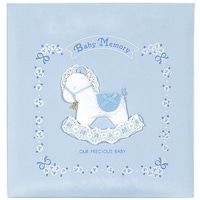 ナカバヤシ ナカバヤシ フエルアルバム誕生用 ベビーメモリー ブルー LB505B 1冊