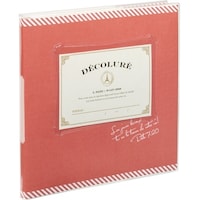 ナカバヤシ ナカバヤシ かけるーの台紙アルバムデコルーレ/M/レッド KMB201R 1個