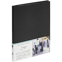 ナカバヤシ ナカバヤシ 100年台紙アルバム/ログプラス/A4/ブラック ALPA4HD 1冊
