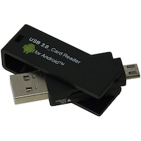 ナカバヤシ ナカバヤシ USB・mUSBmSDカードリーダー・ライターブラック