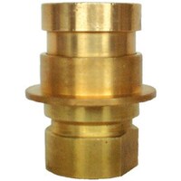 岩崎製作所 IWA 媒介金具<異径> E105 黄銅製 町野式男×ガスネジ女(PTネジ) 43E5025B 1個