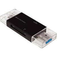 ナカバヤシ ナカバヤシ USB3.0TypeCカードリーダー・ライター ブラック