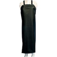 江部松商事 EBM ターポリン前掛 胸付 共紐溶着タイプ 黒 900X1100