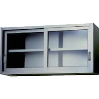 東製作所 アズマ ステンレス吊戸棚(ガラス戸) 1200×350×450 AS1200G450 1台