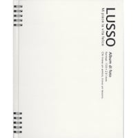 ナカバヤシ ナカバヤシ Wリングかけるーの台紙アルバムKG2/ルッソ/ホワイト LUWKK2W 1冊