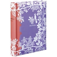 ナカバヤシ ナカバヤシ 背丸ポケットアルバム160 シルエットフラワー ピンク BPL1603P 1冊