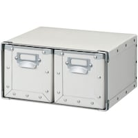 ナカバヤシ ナカバヤシ CDケース2列 ホワイト FBDNC201W 1台