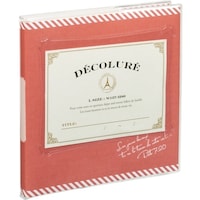 ナカバヤシ ナカバヤシ かけるーの台紙アルバムデコルーレ/S/レッド KSB101R 1個