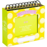 ナカバヤシ ナカバヤシ フォトランク フレームケースアルバム L ドット/イエロー AFTPC103Y 1冊