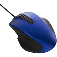 ナカバヤシ ナカバヤシ 有線5ボタンBlueLEDマウス ブルー