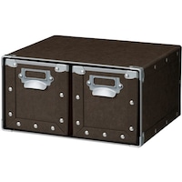 ナカバヤシ ナカバヤシ CDケース2列 ブラウン FBDNC201S 1台