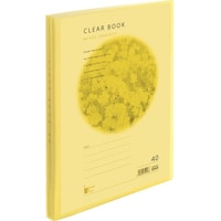 ナカバヤシ ナカバヤシ クリアブック/ウォーターカラーA4判40Pイエロー CBE3033Y 1冊