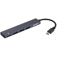 ナカバヤシ ナカバヤシ USB3.1TypeC3ポートコンボハブ/グレー