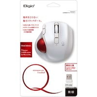 ナカバヤシ ナカバヤシ 小型無線静音5ボタントラックボール ホワイト