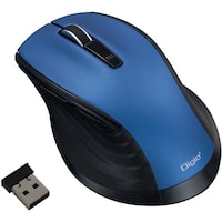 ナカバヤシ ナカバヤシ 大型無線静音5ボタンBlueLEDマウス/ブルー