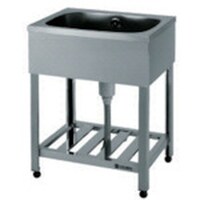 東製作所 アズマ 一槽シンクBG無ホース付 450×450×800 KPC1450 1台