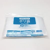 プラス PLUS 121014)ポリ袋チャック付100枚140×200 B806J