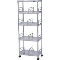 アイリスオーヤマ IRIS 539581 メタルラックミニ(ポール径19)ブックシェルフ 470×275×126 MMB424 1台