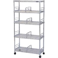 アイリスオーヤマ IRIS 539584 メタルラックミニ(ポール径19)ブックシェルフ 660×275×126 MMB624 1台