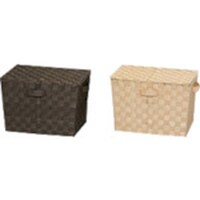 アイリスオーヤマ IRIS 538748 カラーバスケットフタ付 CBK38DT ブラウン CBK38DTBR 1個