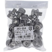 OHSATO OHSATO ステン アプセット六角ボルトP=3 M8X15(20)