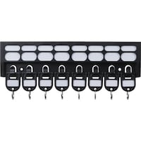 カール事務器 カール キーハンガー ブラック 鍵吊数8個