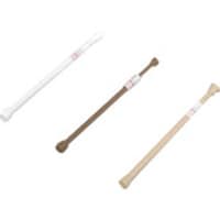 アイリスオーヤマ IRIS 528205 伸縮棒超スリム RSV45 木目ミディアムブラウン