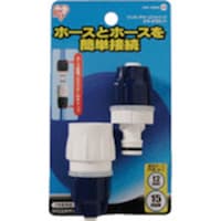 アイリスオーヤマ IRIS 168237 ワンタッチホースジョイント SGP108SD ホワイト/マリンブルー