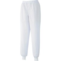 ミドリ安全 ミドリ安全 白衣スラックス 男性用 ホワイト L MHS18WSITAL 1着