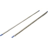 アイリスオーヤマ IRIS 528015 ステンレスものほし竿(ハンガー掛付) SU400H(4m) ブルー