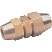 アソー ASOH 異径両口フレアージョイント Φ6.35×Φ9.53 FE0203 1個