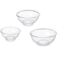 アイリスオーヤマ IRIS 574556 耐熱ガラスボウル 3点セット