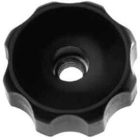 サンコー SUNCO 三価ホワイト グリップナット (黒(E2 M10 (D=40 (1本入り) N0002E2001000000031P 1Pk(1個)